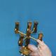 Five-Arm Brass Candelabrum by Lars Åkesson for Vallonmässing, Sweden
