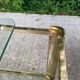 Bronze coffee table signed J.T. Lepelletier for Broncz 1960 111cm