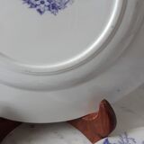 Set of 3 dessert plates Terre de Fer U&C Sarreguemines model "Rubia" late nineteenth