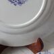 Set of 3 dessert plates Terre de Fer U&C Sarreguemines model "Rubia" late nineteenth