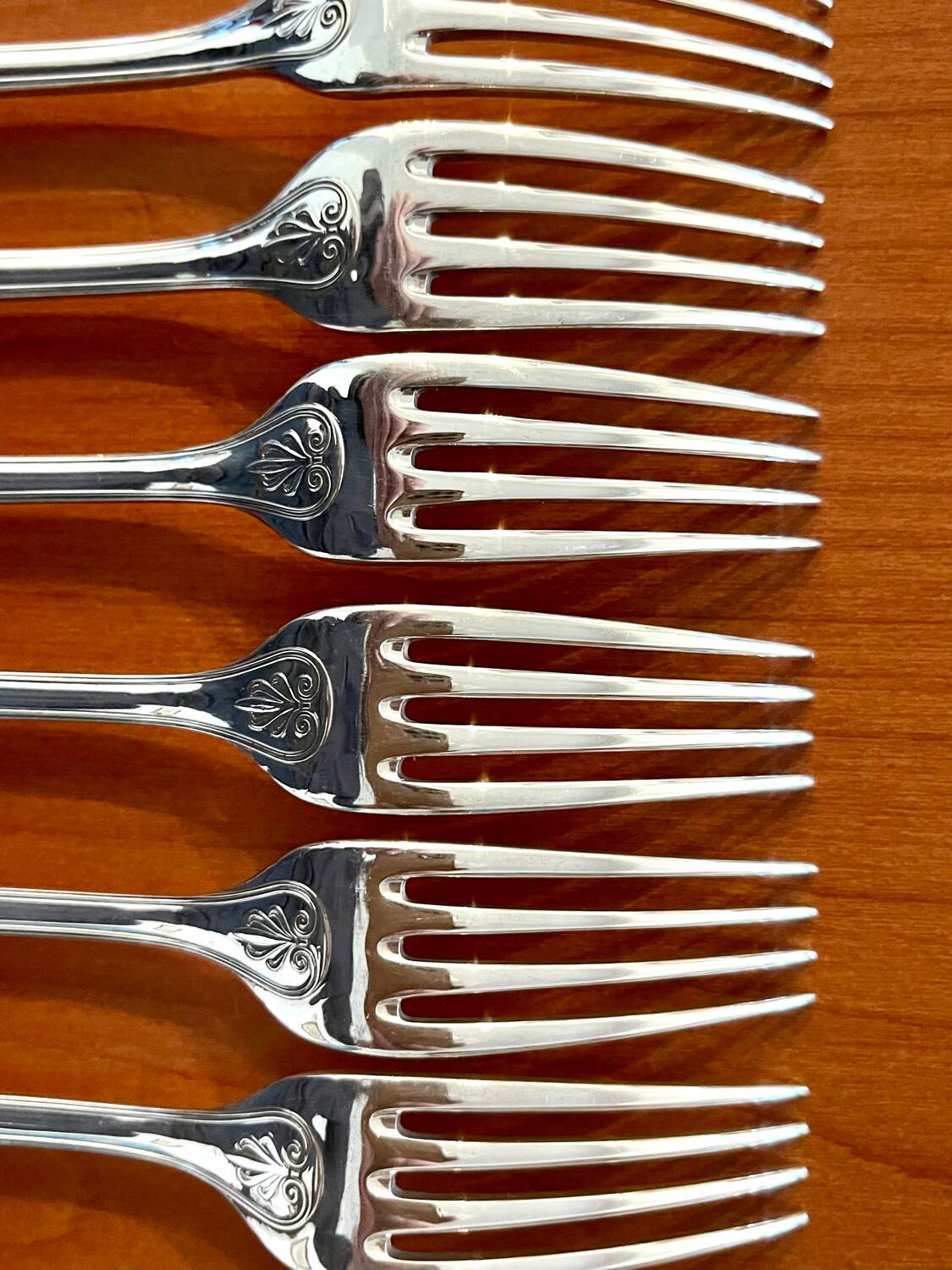 Christofle Malmaison 12 dessert forks 17 cm new condition