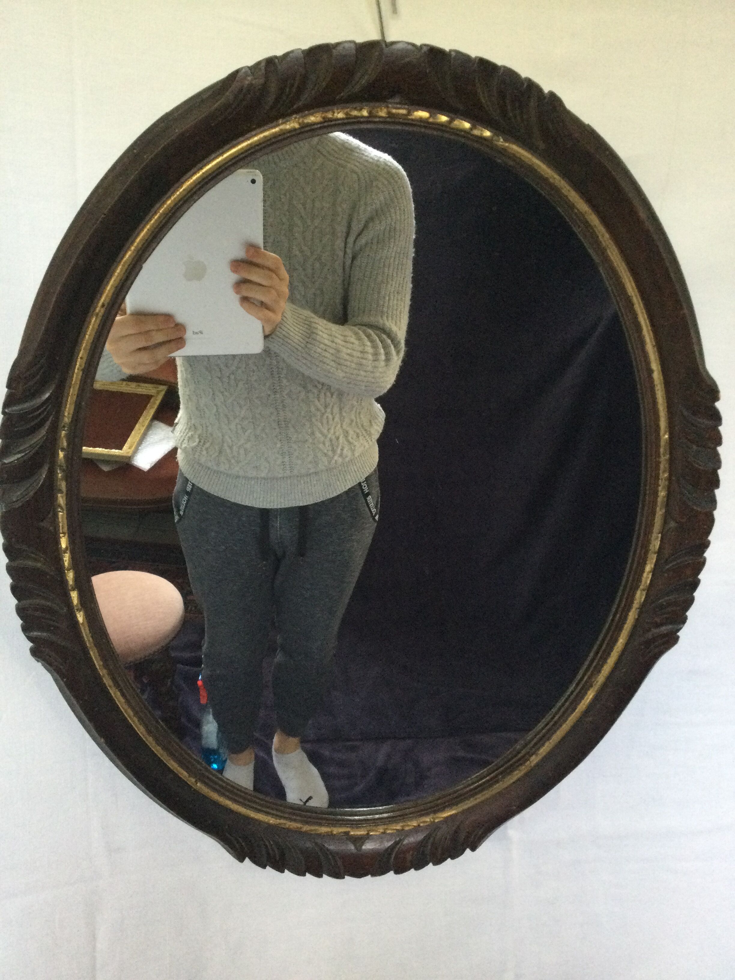 Miroir en bois
