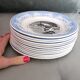 Set of 12 plates the pleasures of housekeeping