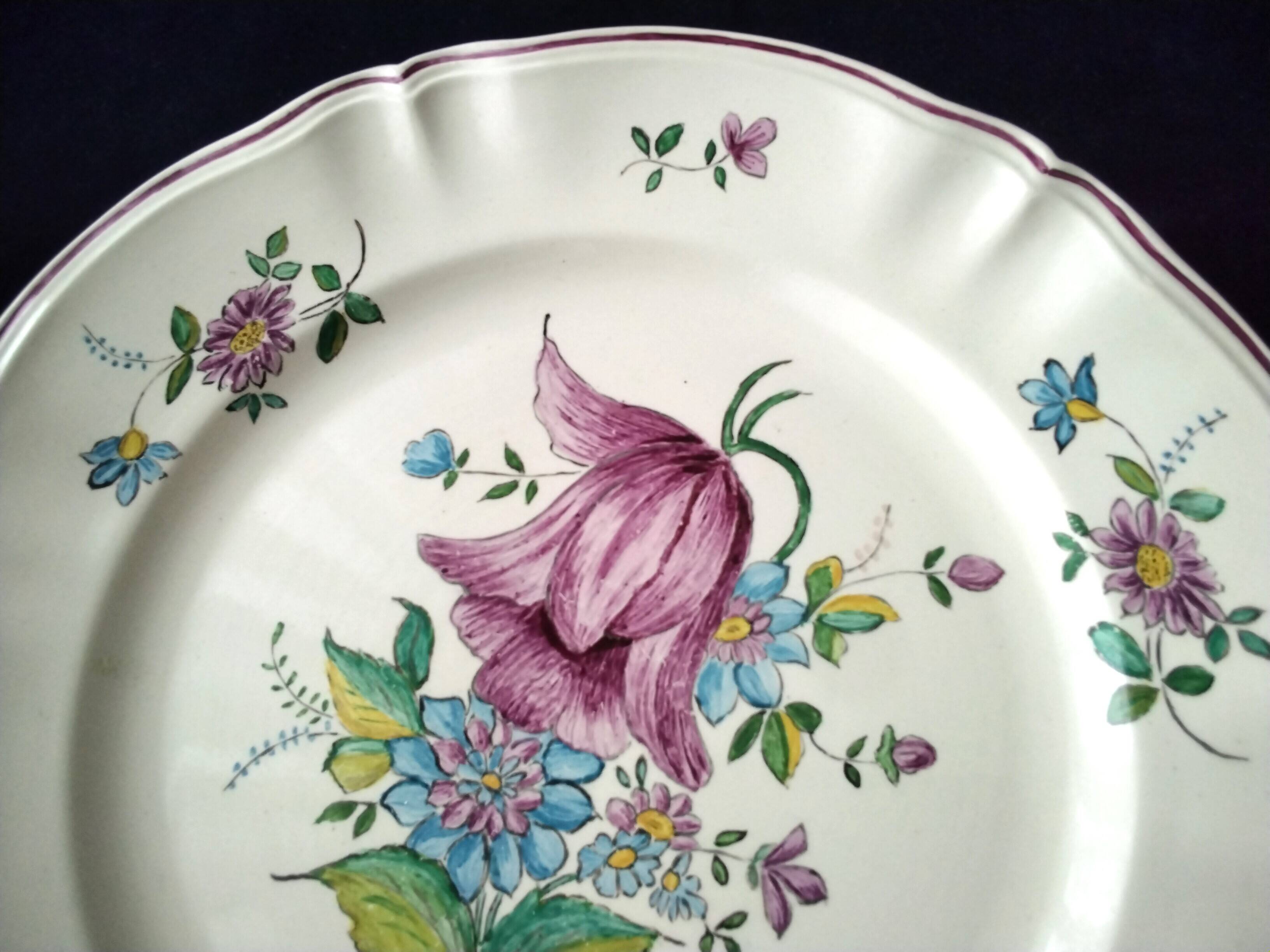 Sarreguemines earthenware cake dish