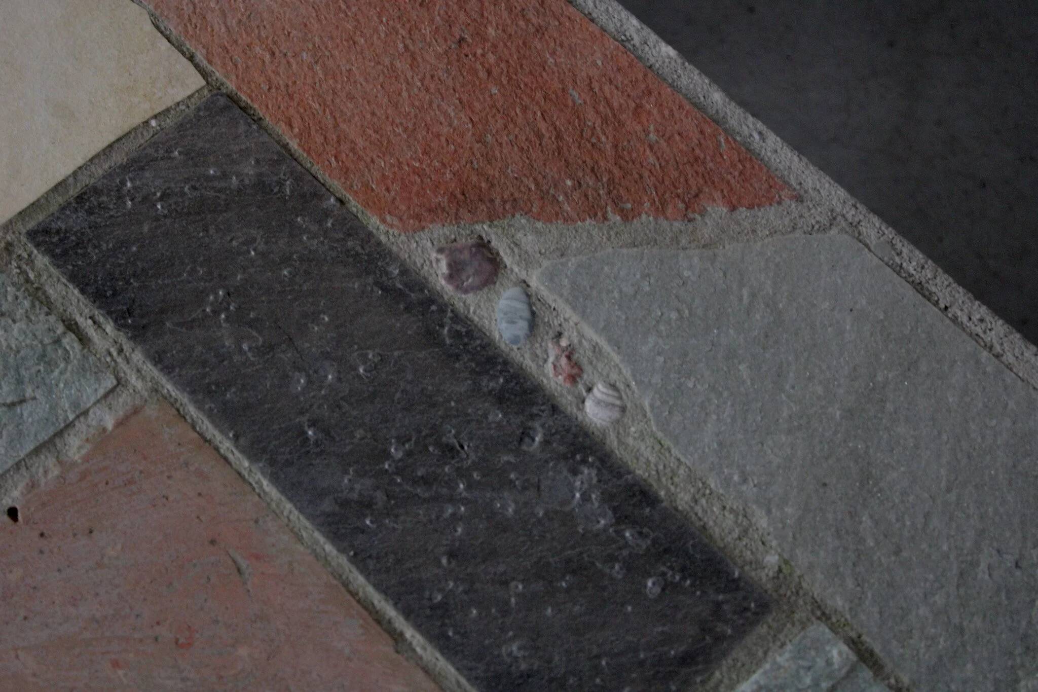 Concrete and stone coffee table - Netherlands 1960s