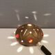 Small ceramic wall lamp (can also be used as a table lamp) space age style. Danish 1970s