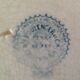 Grand plat rond Terre de fer