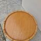 Vintage 1960s rattan coffee table