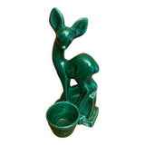 Antique Art Deco Doe Figurine ST CLÉMENT Ceramic Lemanceau Vintage