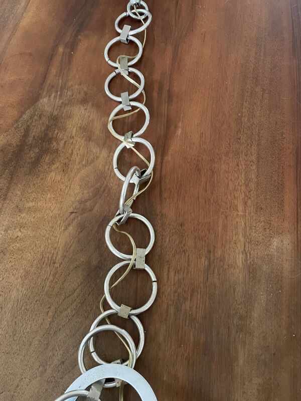 Suspension opaline Targetti Sankey vintage