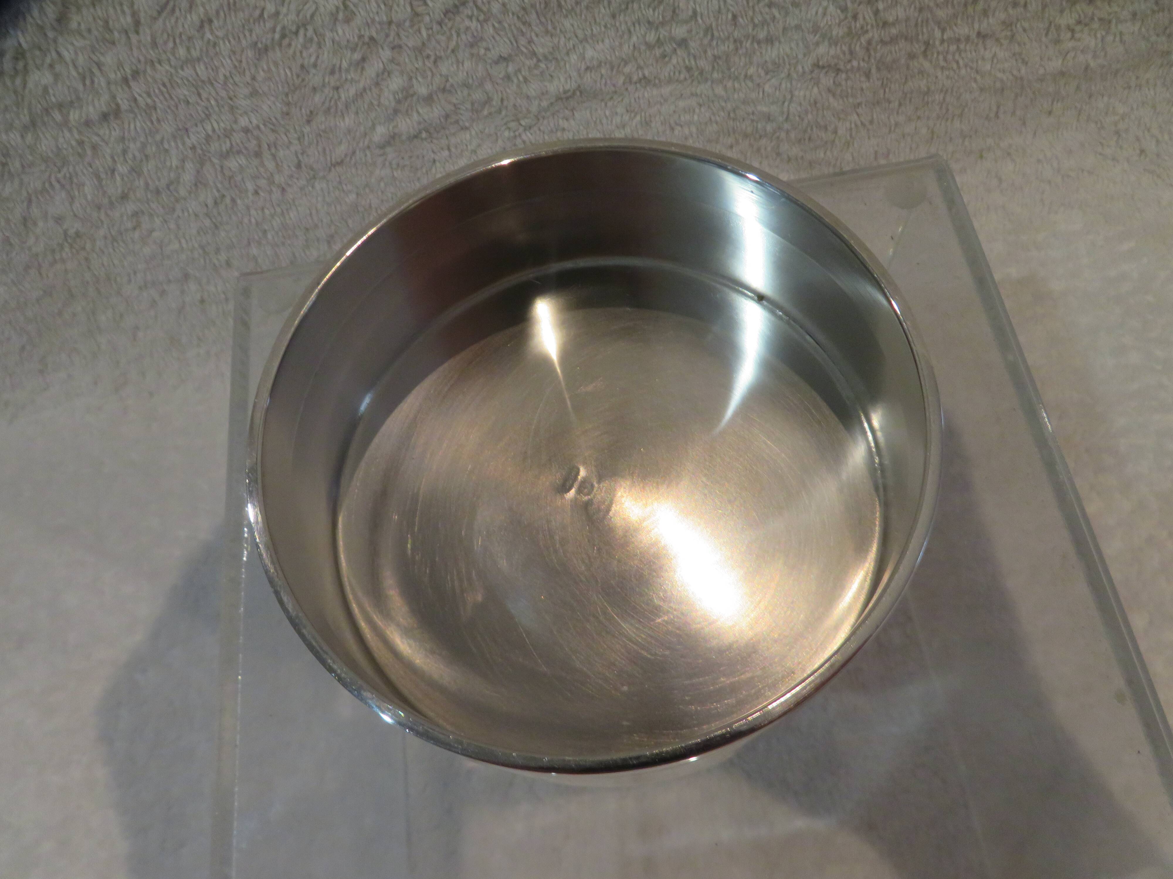 Christofle silver plated sugar bowl, Mercury model, Lino Sabattini