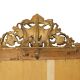 Miroir biseauté doré français antique XL
