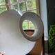 Abat-jour en opaline blanche