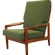 Fauteuil vintage en teck, milieu XXème