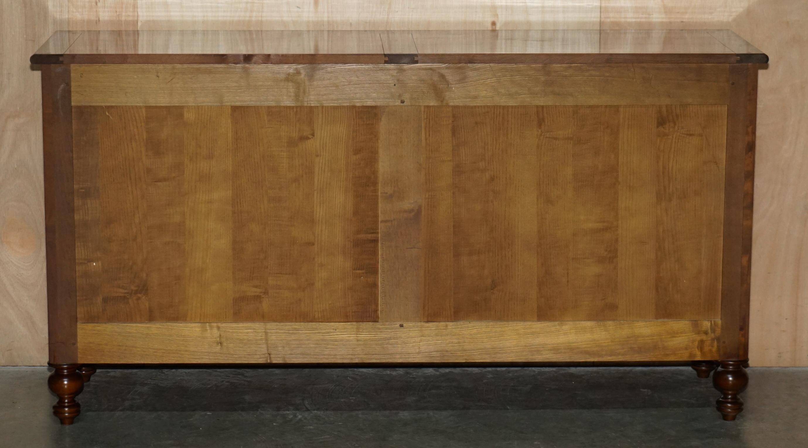 Vintage low cabinet from Grange made of cherry wood.