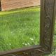 Large carved wooden mirror in Art Nouveau style