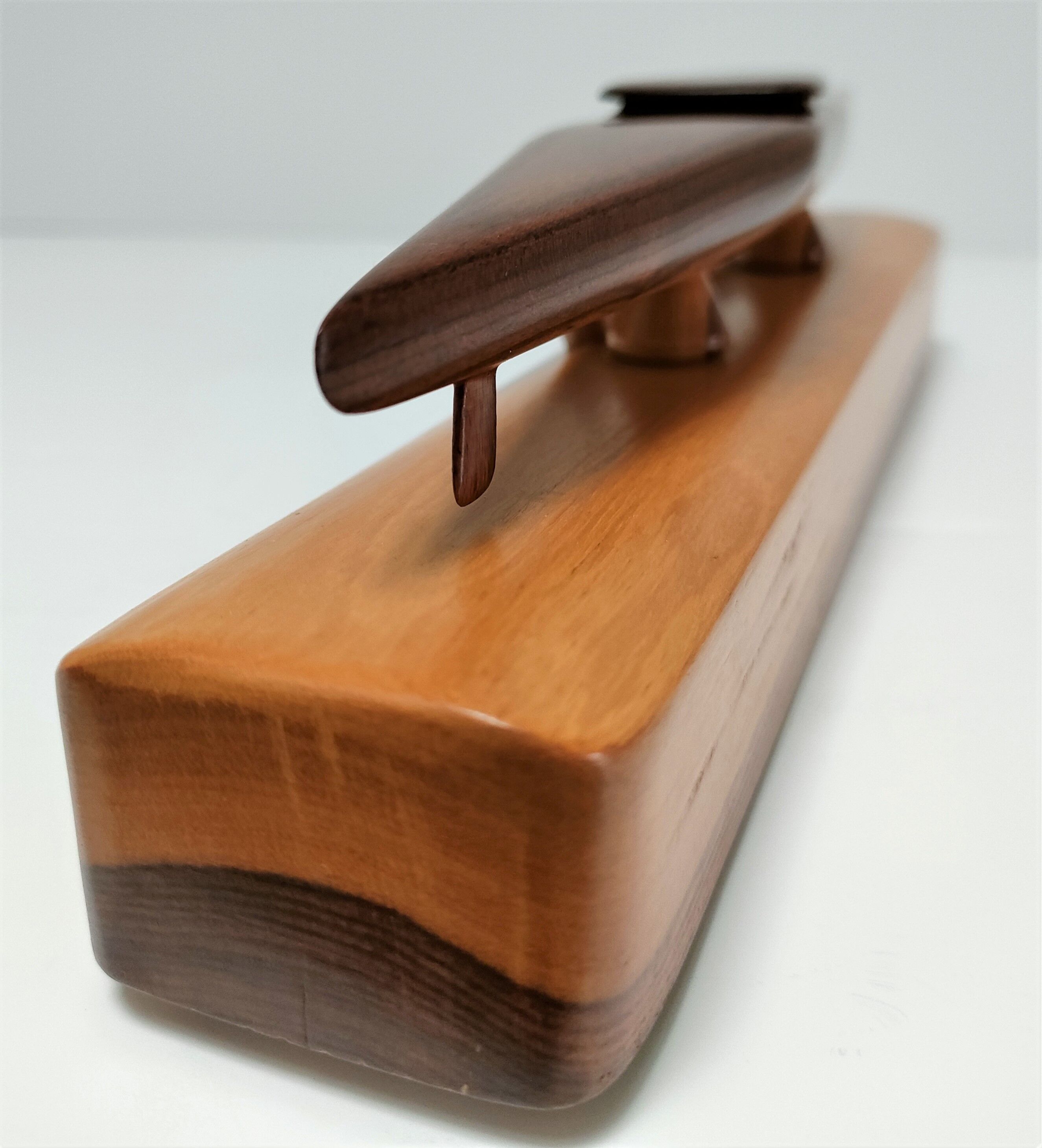 Kayak scale model violet wood
