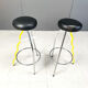 Pair of Duplex stools by Javier Mariscal for BD 1980s Memphis
