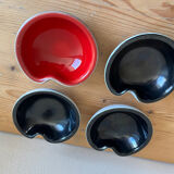 Vintage ceramic service by Fernand Elchinger