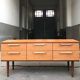 Teak enfilade, Schreiber edition from the 1960s/70s.