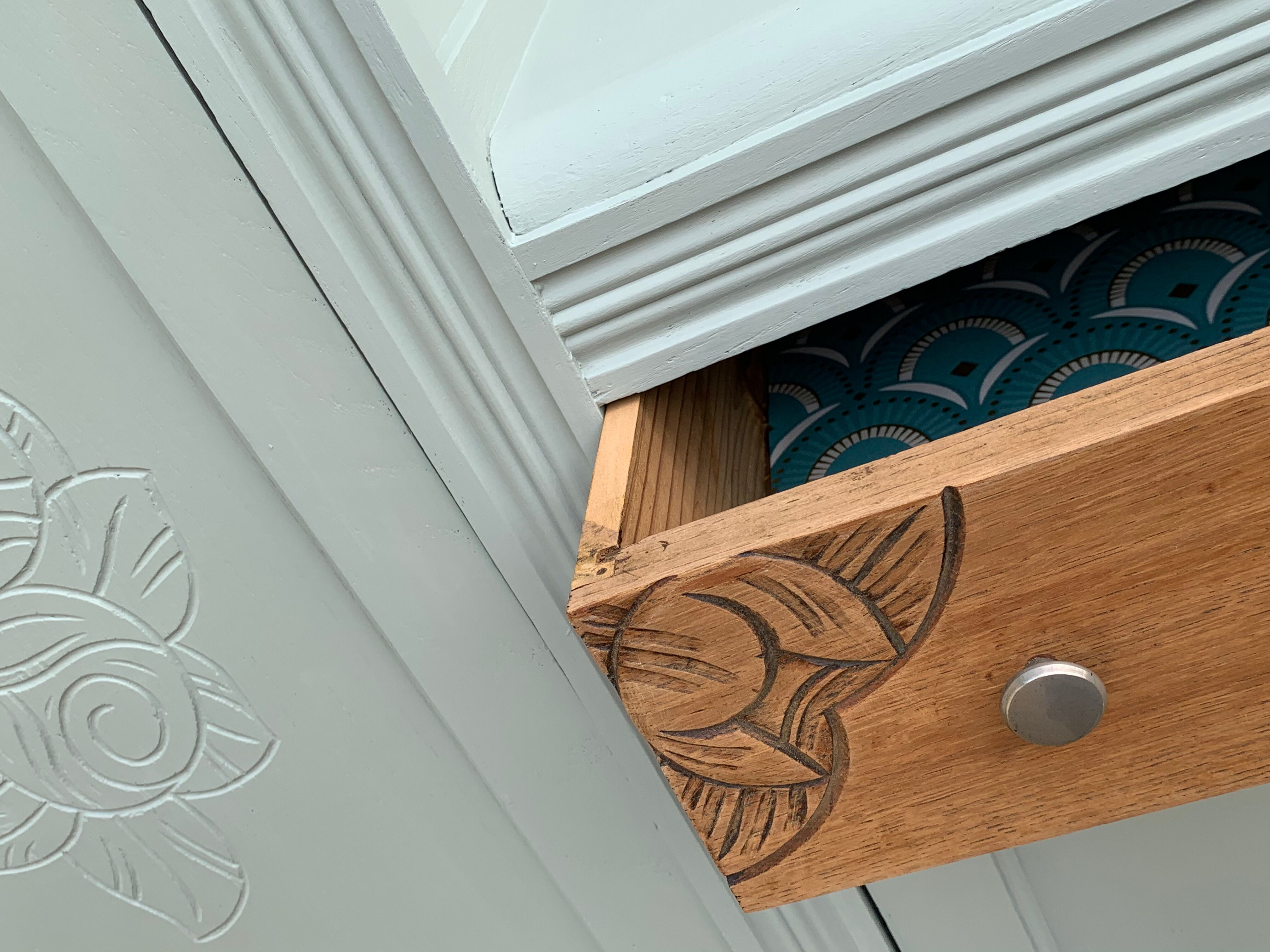 1930 asymmetrical Parisian wardrobe