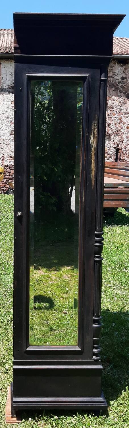 Dressmaker's cabinet with beveled triptych mirrors. (Mirror cabinet)