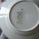 8 flat plates and a round deep dish Digoin Sarreguemines Aude Art Deco
