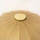Brass table lamp with Cocoon shade, Italy, 1970s
