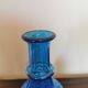 Blue diamond-point carafe "Casa Lopez"