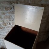 Old white patinated bakery labaznik