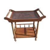 Table desserte roulante
