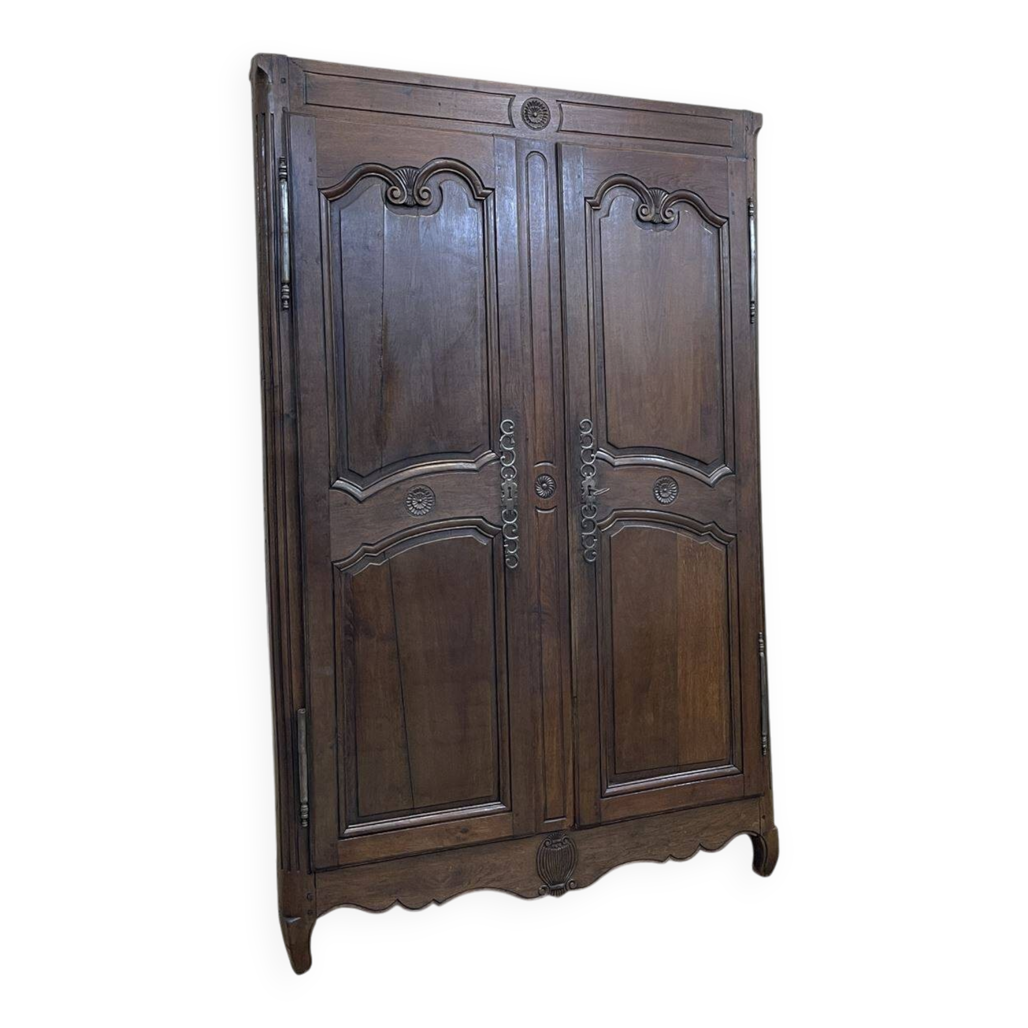 Façade d'armoire en chêne XVIIIème