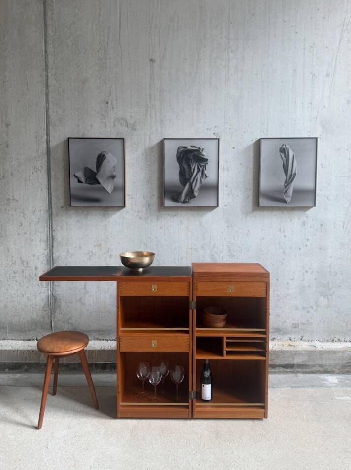 Captain's bar by Reno Wahl Iversen for Dyrlund, Denmark 60's