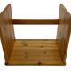 Tables gigognes vintage en bois de pin, tables d'appoint mimiset, lot de 3