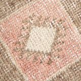 3x12 geometric neutral turkish runner rug, 379x91cm
