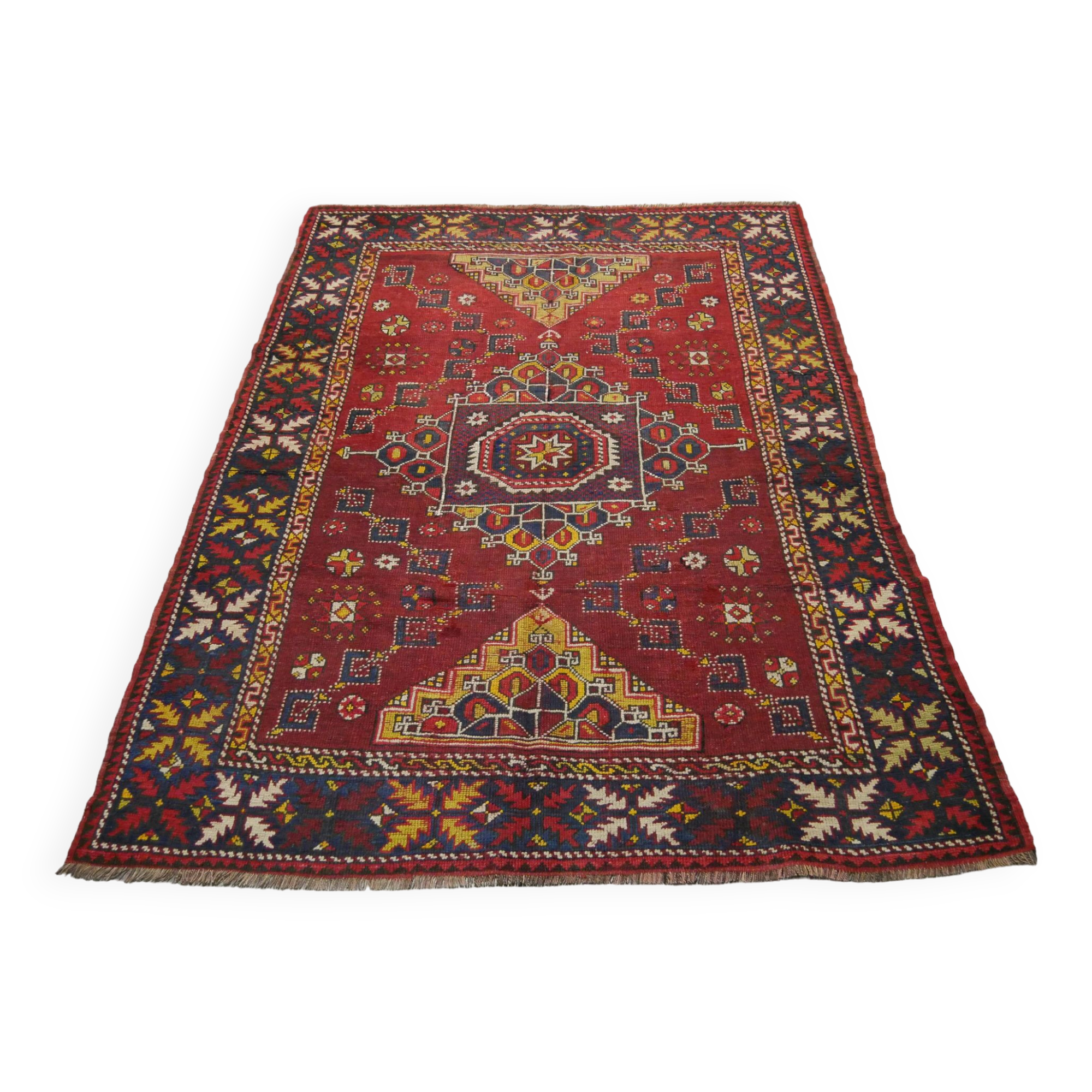 Handmade Turkish oriental rug 205 x 157 cm