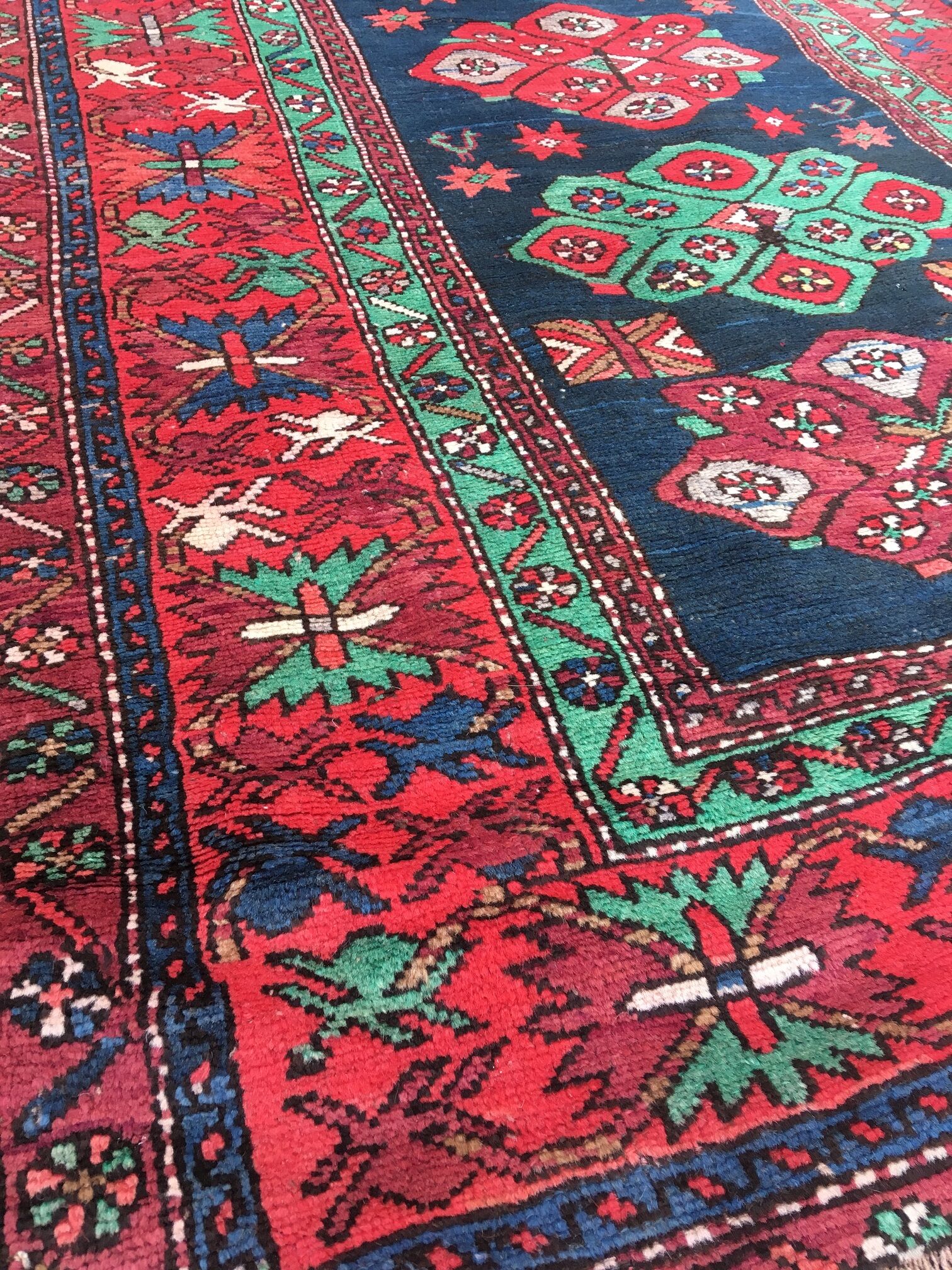 Caucasian kazak rug 223x122cm