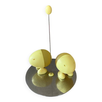 Salt and pepper Alessi model Liliput yellow