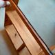 Wooden shelf with unroller wipes everything