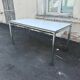 Vintage 1990s table with detachable grooved legs