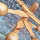 Vintage Scandinavian Coat Rack, Antique Hook Furniture