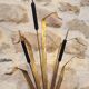 60's gold sconce