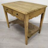 Rustic toilet table