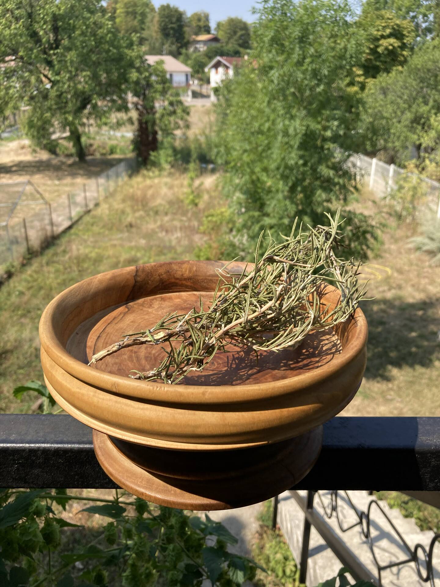 Bol en bois tourné artisanat Haut Marnais