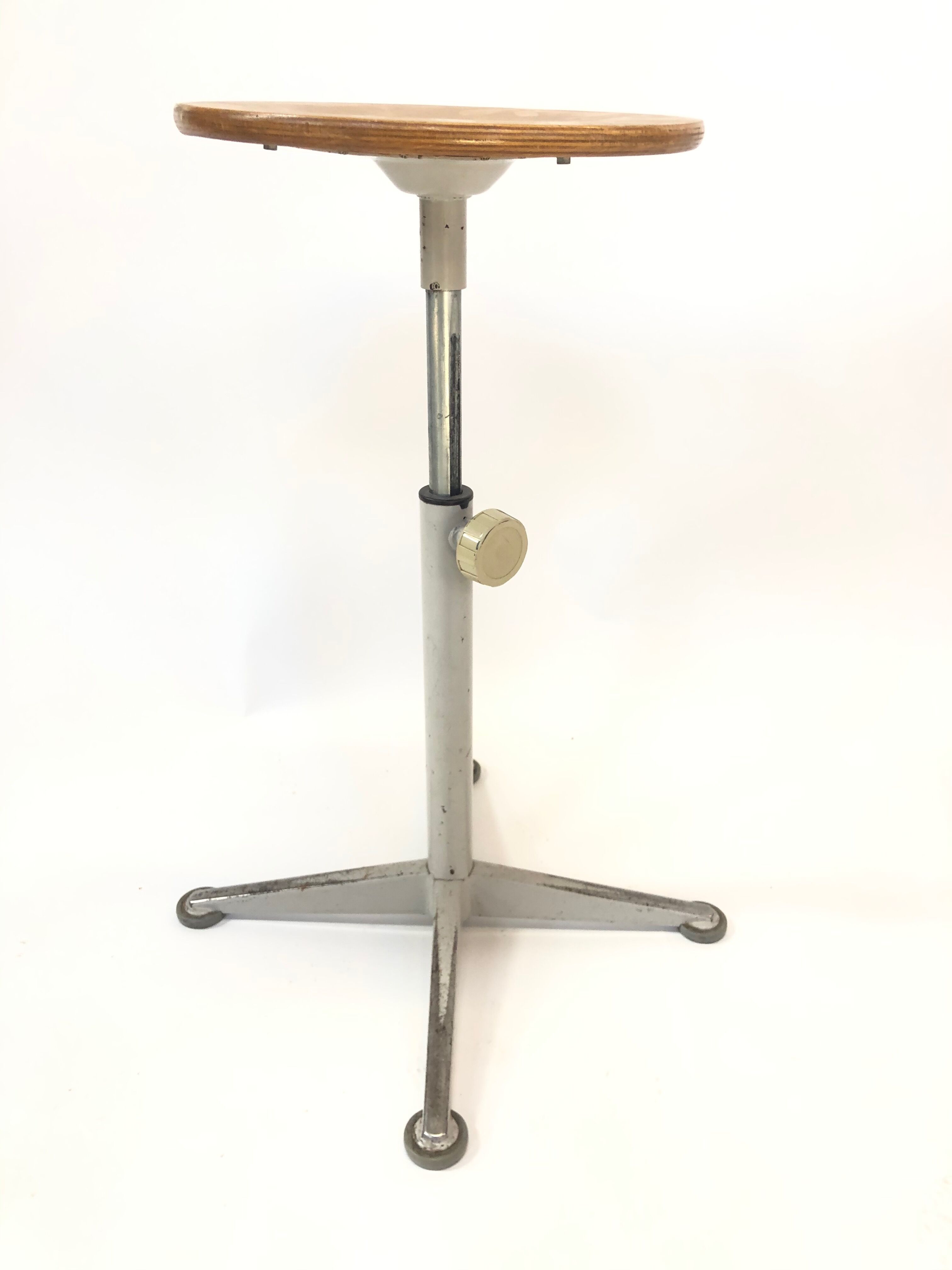 Vintage stool work tabouret by Friso Kramer Ahrend de Cirkel