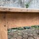 Old farmhouse table made of solid wood