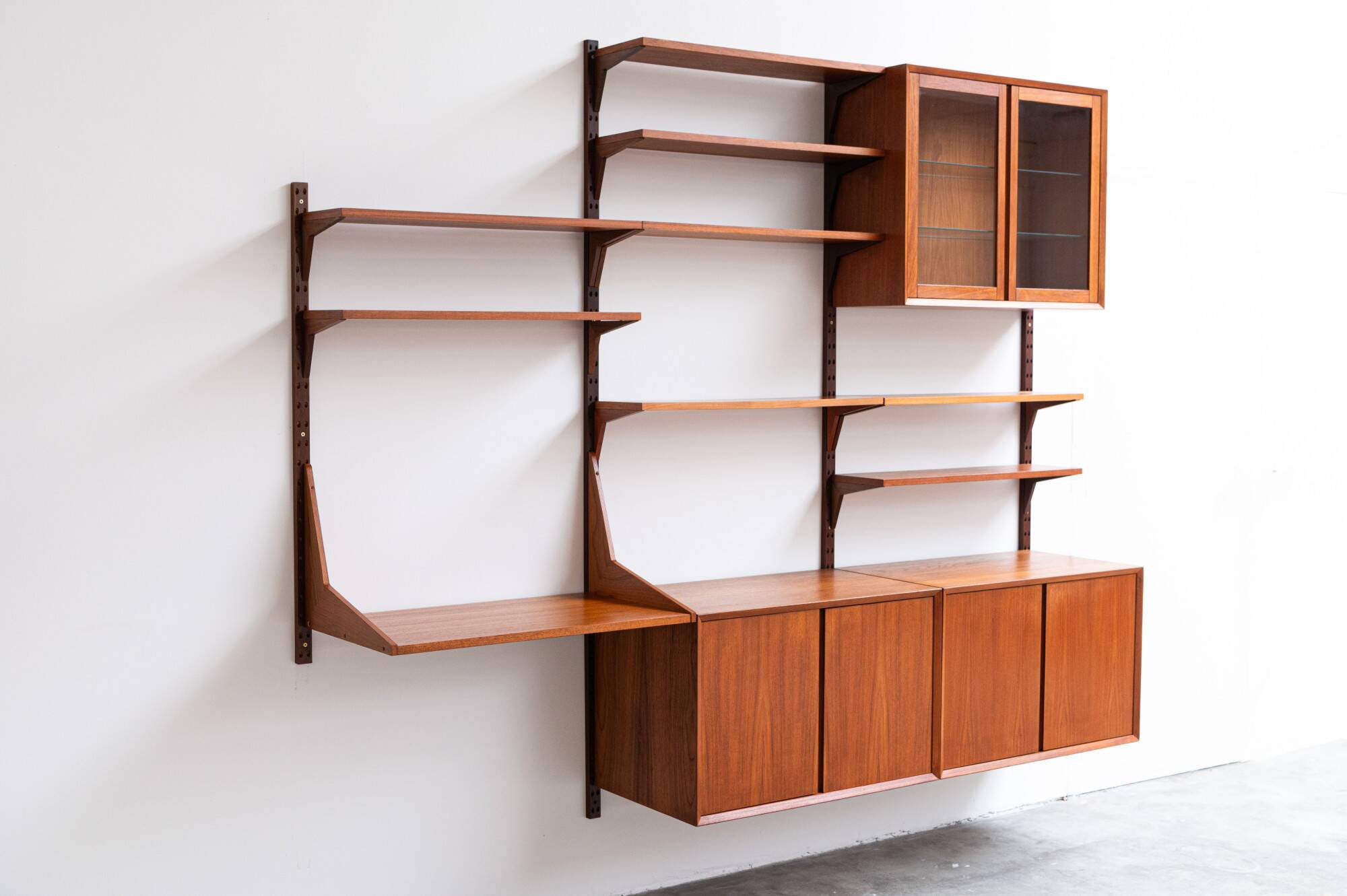 Vintage modular Wall Unit by Poul Cadovius for CADO, Denmark, 1960s