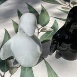 Poivre et sel animaux en porcelaine