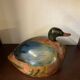 Ceramic duck sculpture signed jean marc bullot