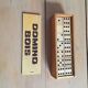 Old wooden dominoes game